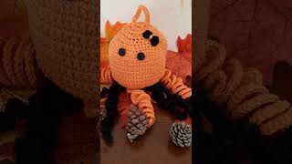 PIEUVRE HALLOWEEN  CROCHET DE  MON '"APPRENTIE"   #crochet    #faitmain #short