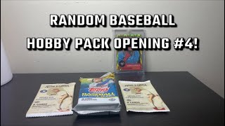 Random Baseball Hobby Pack Opening #4!