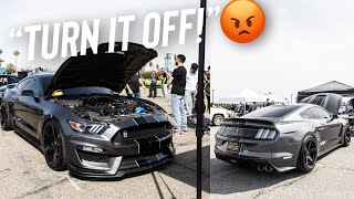 MOPAR OWNER TELLS ME TO TURN OFF MY SHELBY AT CARSHOW!