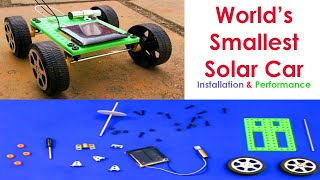 World's Smallest Solar Car - Miniature