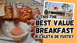 BEST VALUE Full English in Caleta de Fuste? | Lin's Bargain Breakfast