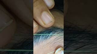 How to make perfect line of BROW white threading eyebrow #viralshorts #trendingshortsviral