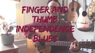 Finger and Thumb Independence Blues | TABS