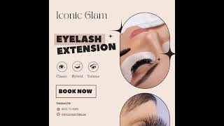 👁️  رموش  تحلم  فيها  👁️   #iconicglam #beautytips #beautysalon #lashextensions