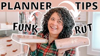 Overcoming a Planner Funk Planner Rut | Planner Tips | 25 Days of Planner Tips Collaborations