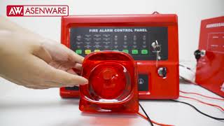 How To Wire The Conventional Strobe Sounder To Conventional Fire Alarm Control Panel