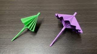 BISA DI BUKA TUTUP | Membuat payung dari kertas origami