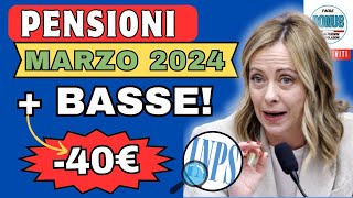 🔴 ULTIM'ORA PENSIONI MARZO PIÙ BASSE 👉 AGGIUNTE NUOVE TASSE 'SALATE' SUGLI IMPORTI! 💸