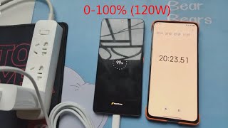 vivo iQOO 9 Pro: 120W GaN Charging Speed Test (0-100%)