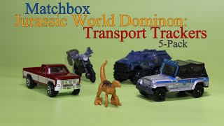 Matchbox Jurassic World Transport Trackers 5 Pack