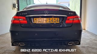 BENZ E200 ACTIVE PERFORMANCE EXHAUST SYSTEM