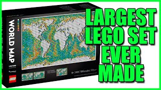 NEW Lego Art World Map 2021 - The LARGEST Lego Set Ever Made