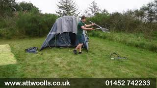 Outwell Sunhill 3 & 5 Air Tent Pitching & Packing (Tutorial) Video