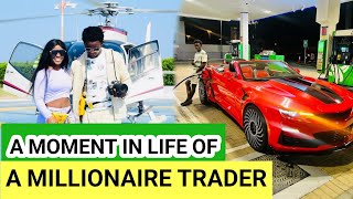 A Moment In Life Of A Millionaire Trader In Nigeria Splashing Money