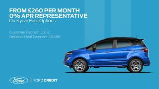 Ford EcoSport 0% APR Representative