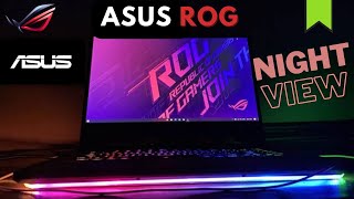 Asus ROG Laptop night view | Asus ROG gaming laptop | The BEAST laptop |