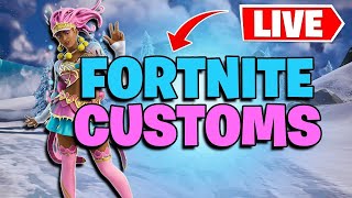 🔴 LIVE FORTNITE CUSTOM GAMES! 🔴