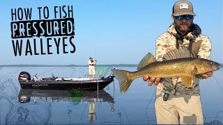 How to Catch PRESSURED Walleyes Like a PRO!