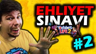 BELEDİYEDE EHLİYET SINAVI! - Youtubers Life 2