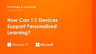 How Can 1:1 Devices Support Personalised Learning?