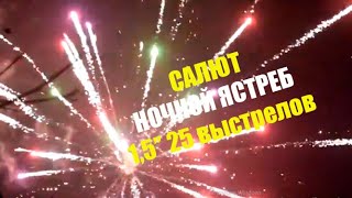 Салют "Ночной ястреб" FP-B363 (фейерверк 25 залпов, калибр 1,5')