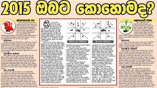 2015 Wasara Nawa Lagna Palapala Sinhala [ Yearly Horoscope]