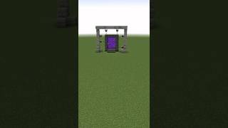 MODERN NETHER PORTAL IN MINECRAFT!!😱😱#shorts #minecraft #justiceforsidhumoosewala