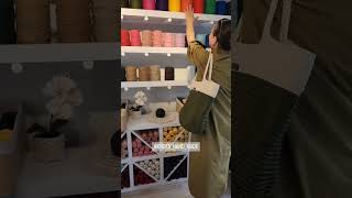 Conoce como luce nuestro Yute Sintético trabajado en Crochet 🧶