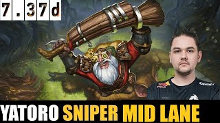 🤯YATORO [SNIPER] CARRY 7.37D- DOTA 2 HIGHEST MMR MATCH#dota2  #dota2gameplay  #yatorodota2