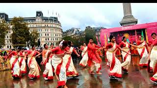 DIWALI on Trafalgar Square 2023 | Opening Ceremony | Anashmita Saha |Group Bengali Dance Performance