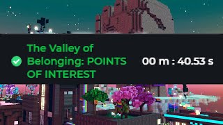 Sandbox - The Valley of Belonging Points of Interest Speedrun 0:41 Sec