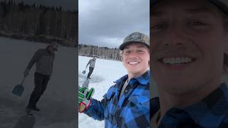 Overnight Ice Fishing for Burbot #fishing #icefishing #nature