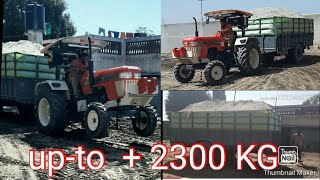 lift  capacity  of swaraj 963FE/+2300KG /jhota tractor 🚜 /full load💪