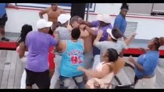 Brawl Breaks Out On a Montgomery, Al River Boat After a Black Security Guard Is Attacked!!