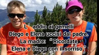 I FUNERALI DI DIEGO ED ELENA i gemelli uccisi dal padre