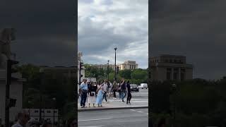 Eiffel Tower. Video from the base. #toureiffel #eiffeltower #shorts #travel #europeantravel #paris