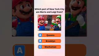 The Super Mario Bros Movie Quiz #shorts