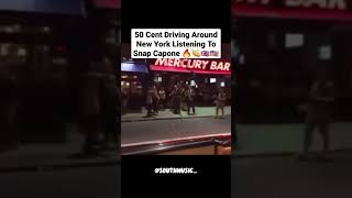 50 Cent Driving Around New York Listening To Snap Capone 👏🔥🇬🇧🇺🇸