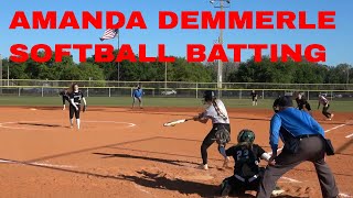 AMANDA DEMMERLE BATTING HIGHLIGHTS FOR STAC SOFTBALL SPRING BREAK 2023