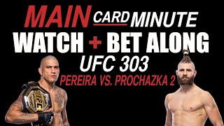 UFC 303: Pereira vs. Prochazka 2 LIVE Stream PPV | Watch Along Fight Companion | Ortega vs. Lopes