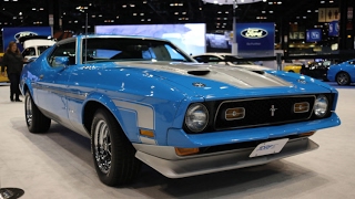 1971 Ford Mustang Mach 1 appears at Chicago Auto Show