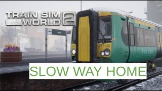 train sim world 2 london commuter scenario - slow way home