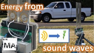 Harvesting Sound Energy From Passing Cars