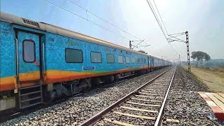 12504 LONGEST RUNNING Humsafar Express Compilation in Bolpur - Rampurhat Stretch...