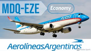 FLIGHT REPORT | Mar del Plata to Buenos Aires | Aerolineas Argentinas Embraer ERJ-190 | FlyWithMe!