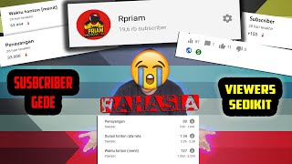 Subscriber Banyak Yang Nonton Sedikit??? | TERNYATA INI RAHASIANYA