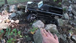 TRAXXAS TRX4 BLACK BLAZER WITH TRAXX TRY OUT