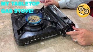 TABLETOP GAS STOVE BURNER WITH RAIHANA'S CUISINES