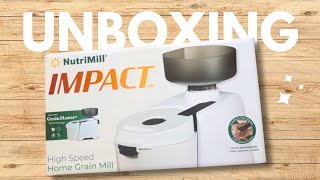 Unboxing the New @NutriMill Impact Grain Mill | Doscount Code Included!