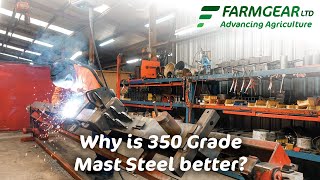 Why is 350 Grade Mast Steel Better for Post-drivers?